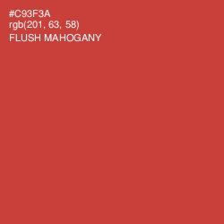#C93F3A - Flush Mahogany Color Image
